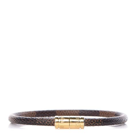 louis vuitton keep it damier bracelet|Louis Vuitton leather bracelet sizing.